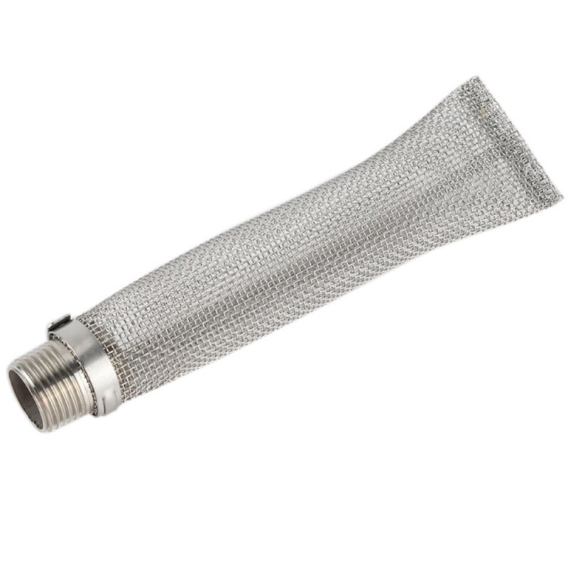 Filtro de cerveja de aço inoxidável chaleira bazooka tela reutilizável multifunction malha filtro fio vinho tun ferramentas: 6 inches