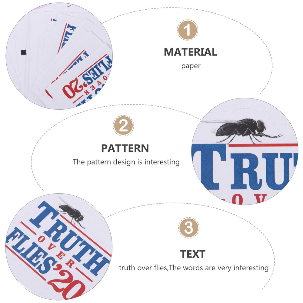 Practical Decorative Portable Paper Sticker Letters Sticker Slogan Sticker for Office Home