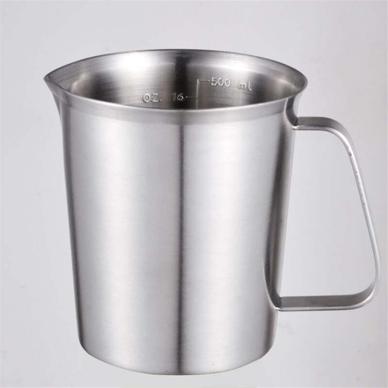 500 ml Koffie Maatbeker Mok Kruik Rvs Digitale Schaal Maatregel Cup Pot Perfecte