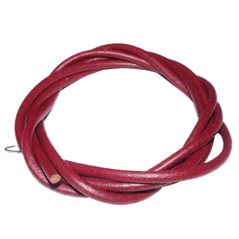 183cm Leather Belt Treadle Parts With Hook For Treadle Sewing Machine 3/16" 5mm Home Household Old Sewing Machines Accessory: Red