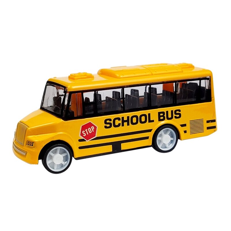 Simuleren Prachtige Lichaam Model Schoolbus Speelgoed Met Pull-Back Fit Voor Kids