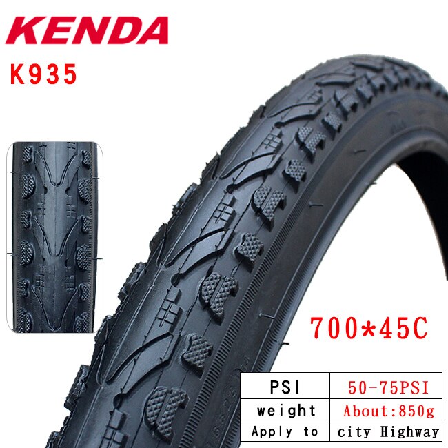 kenda bike tire K935 Steel wire tyre 26 inches 1.5 1.75 1.95 26X1 3/8 Road MTB Bike 700*35 38 40 45C bicycle tire: 700x45C  K935