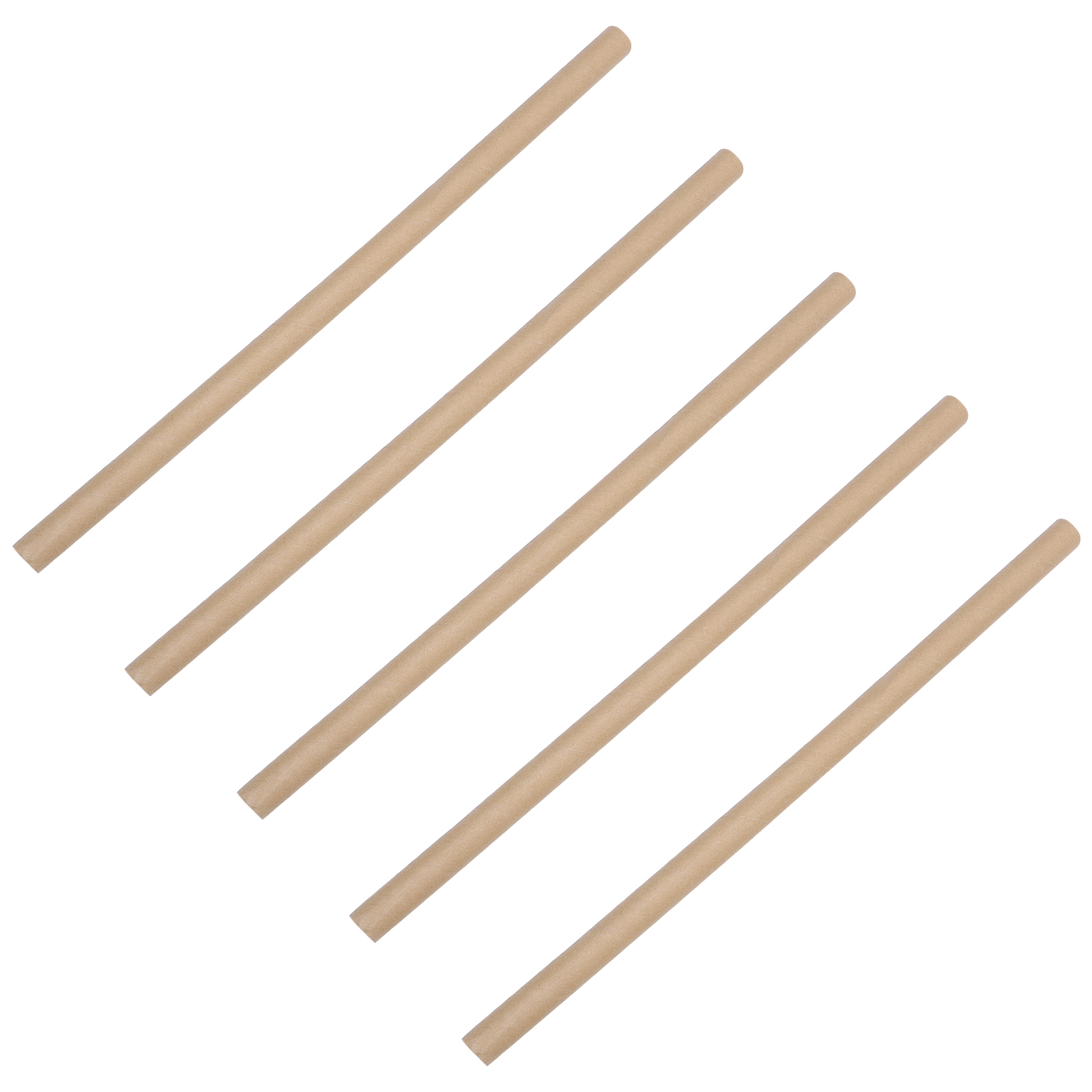 Tubos de cartón de 15 piezas, tubos de papel redondos prácticos para manualidades