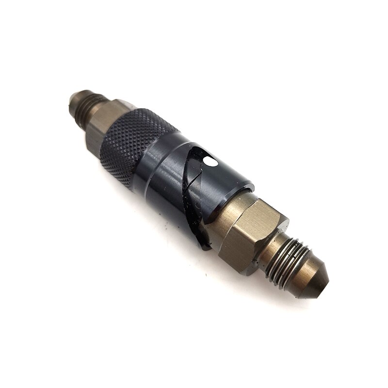 3 AN Quick Release Dry Brake Line Coupling Fitting Adapter Black Aluminum CNC