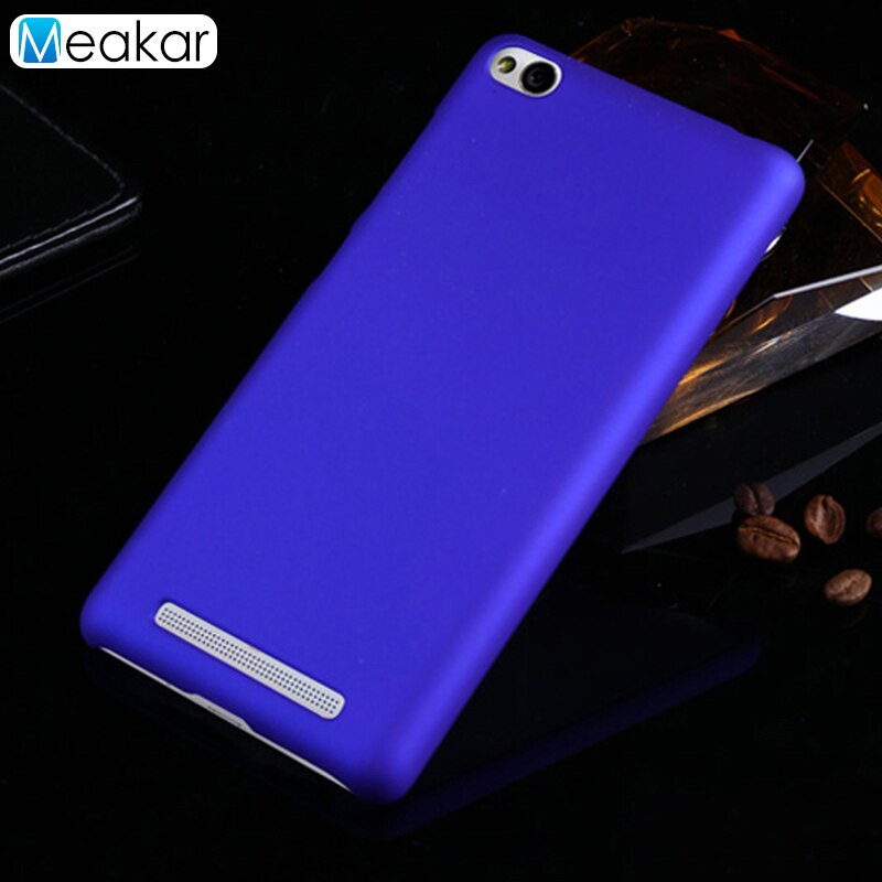 Matowa plastikowa pokrywa Coque 5.0 dla Xiaomi Redmi 3 skrzynka dla Xiaomi Redmi 3 Redmi3 telefon powrót Coque pokrywy skrzynka: niebieski