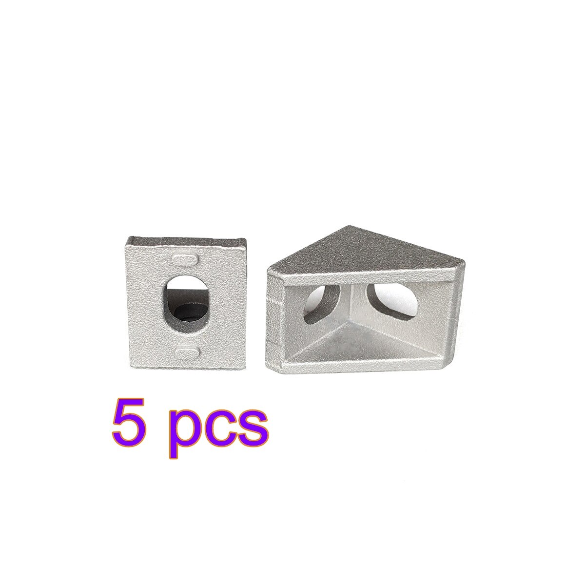 1/5/10pcs Aluminum Corner Bracket Fittings 50x50x40mm Corner Angle Bracket For Connector Aluminium Profile CNC Router: 5pcs