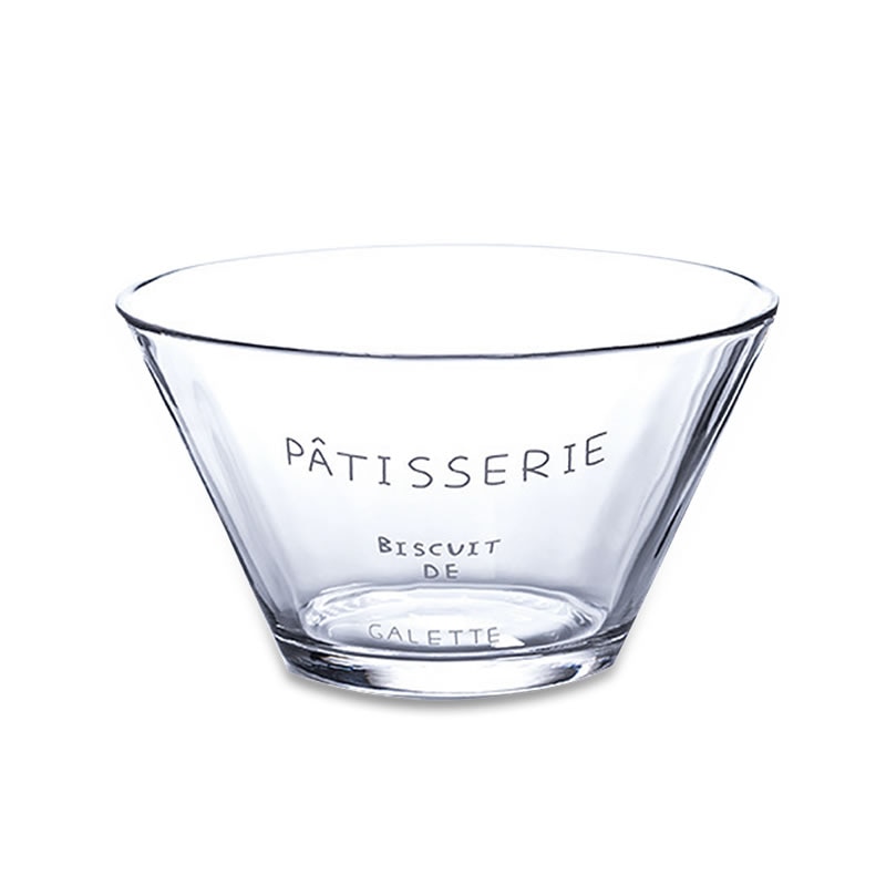 Glass salatbolle stor blandeskål frukt grønnsak display tallerken snack dessert glass bolle for hjemmefest middagsservise