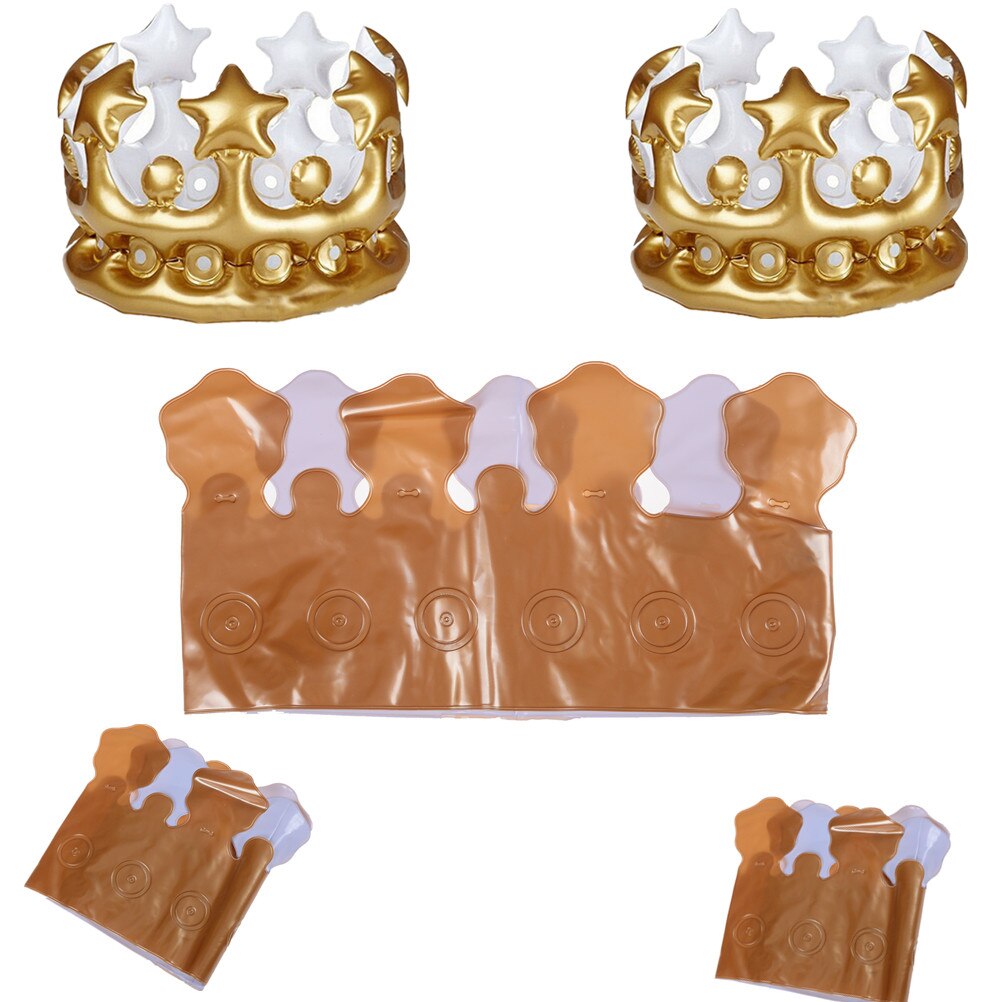 1Pc Gonfiabile per Bambini Di Compleanno Festa di Compleanno costume Cosplay Fase Cappelli Strumenti corona