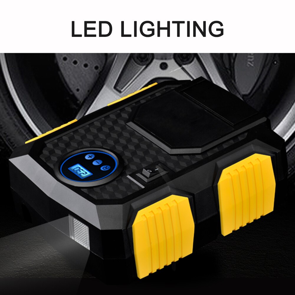 12V DC Portable Air Compressor Digitale Tire Inflator Autoband Pomp Air Compressor Tire Inflator Elektrische Auto Pomp