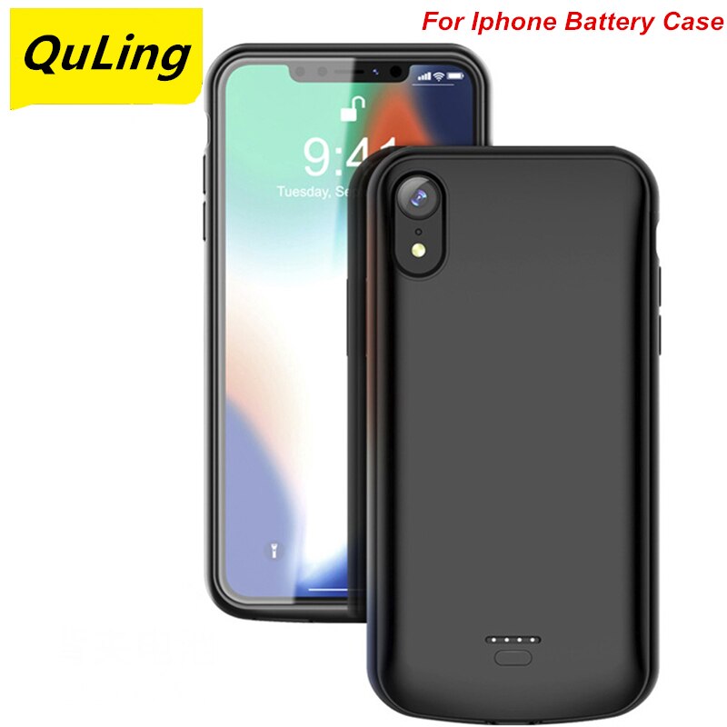 QuLing dla IPhone 5 5S SE 2020 6 6s 7 Plus 8 Plus X XS XR XS MAX przypadku baterii ładowarka przypadku banku Power Case