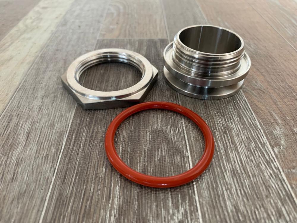 Bulkhead Compression Fitting 1.5” and 2" TC homebrew Weldless Bulkehad 304 Stainless Steel Homebrew Kettle Bulkhead