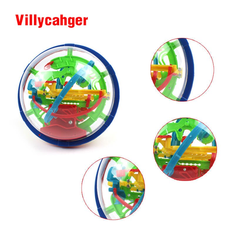 Magic Puzzle Ball Educational Magic Intellect Ball Puzzle Game Magnetic Balls for Kids-100 Steps 929A