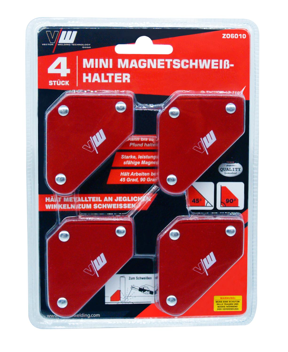 4PCS Magnetic Welding Corner Holder Positioner Soldering Locator for Welding Angles Magnetic Welding Magnet Holder 25LBS