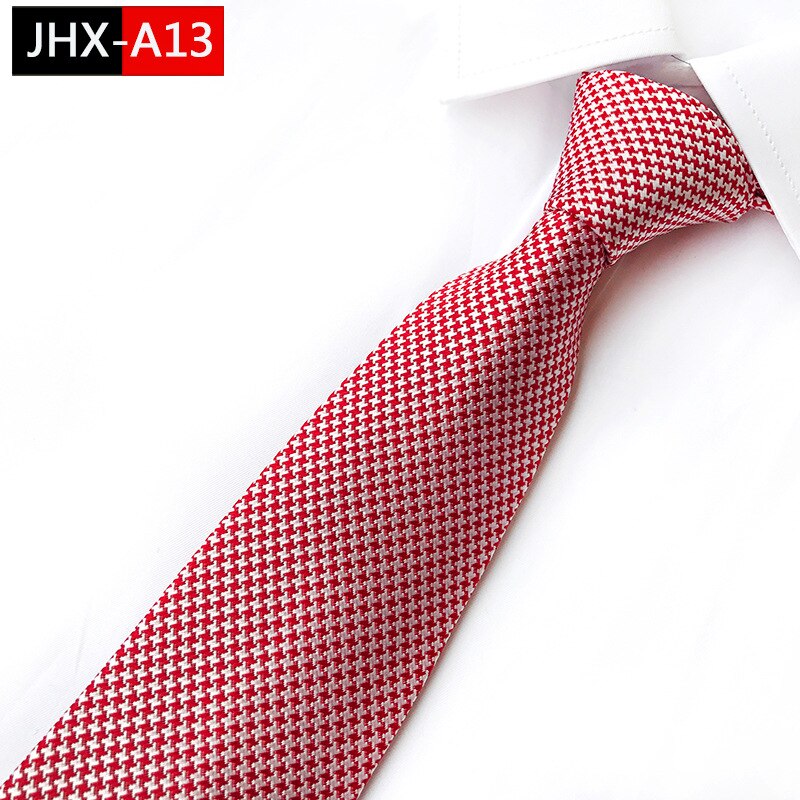 8Cm Polyester Ties Voor Mannen Formele Zakelijke Hals Tiies Huwelijkscadeau Voor Mannen Stropdas Bruidegom Party Das: A13