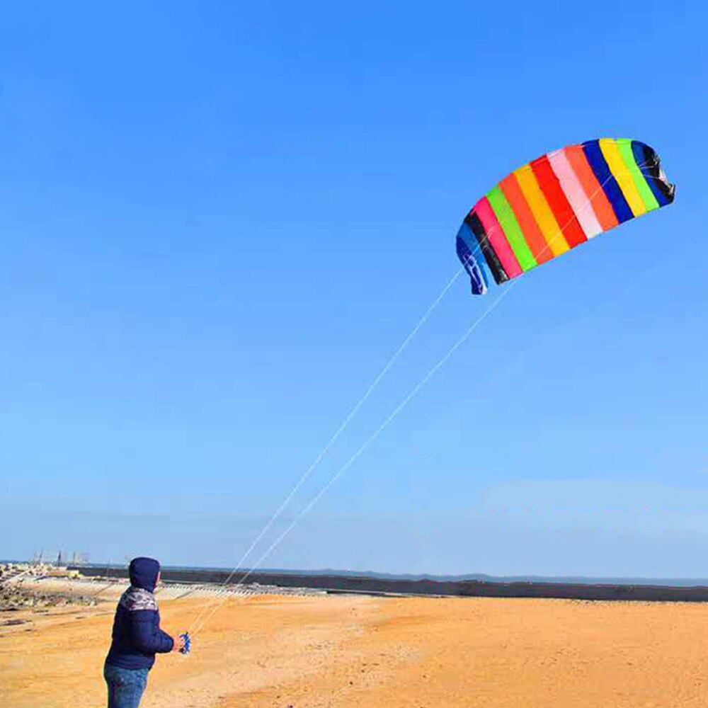 Cometa de 2,7 m para hacer acrobacias, cometa de embarque para surfear,