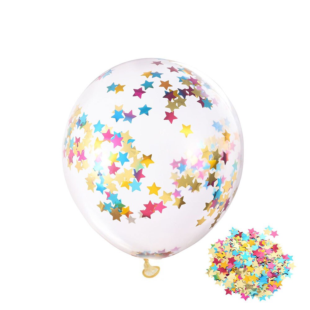 50 stuks 12 inch roségouden confetti latex ballonnen voor een vrijgezellenfeest, bruiloft, verloving, verjaardag, decoratie: Veelkleurig 2
