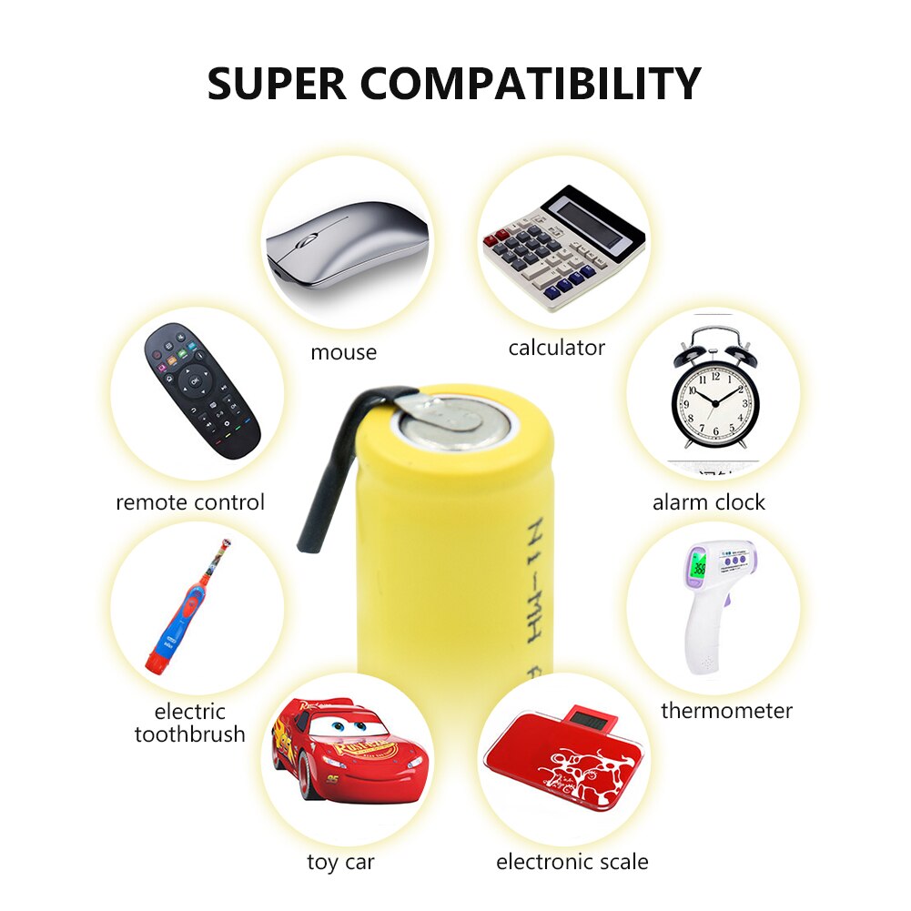 Ni-MH AA Battery 1.2V 2300mAh Rechargeable Batteries Lithium Bateria Welding Nickel Sheet batteries For Toy Flashlight