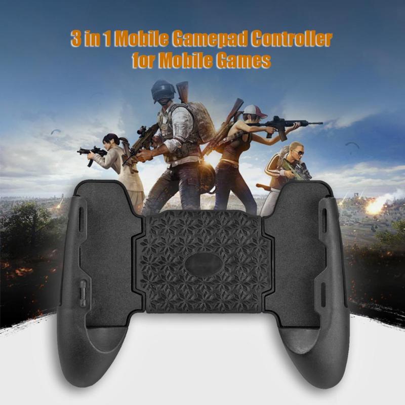 Hot 5 in 1 Gamepad per cellulare per PUBG Mobile Trigger pulsante di fuoco L1R1 Controller sparatutto Joystick obiettivo chiave per gioco di tiro