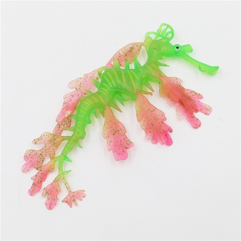Aquarium Sea Dragon Glowing Artificial Silicone Fish Tank Decor Aquarium Decoration Ornament