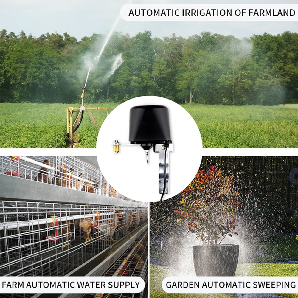 WIFI Mobile APP Timing Switch Valve Smart Valve Smart Home Automation System Valve Gas Water Control Valve for Alexa Google Home