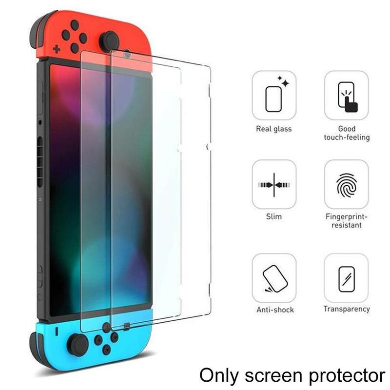 Ultra-thin Transparent Tempered Glass Screen Protector 2.5D Blue For Game Light Screen Protector Console K0N7
