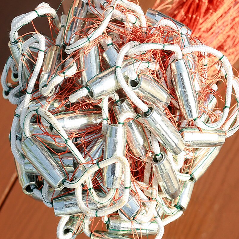 Amerikansk stil kastenet type trawlnet let kaste dæk brug line cast fiskenet