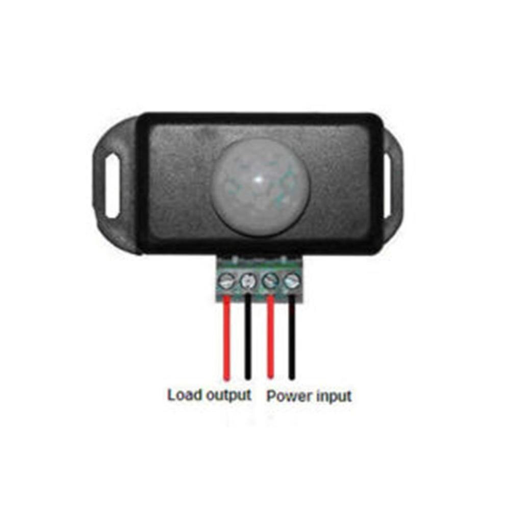 DC 12V-24V Body Infrared PIR Motion Sensor Switch For LED Light Strip Automatic Infrared PIR Motion Sensor Timer Switch