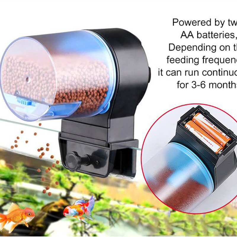Akwarium podajnik automatyczny akwarium karmnik dla ryb podajnik czasowy podajnik automatyczny dozownik podróż pokarm dla ryb dwa regulowane cyfrowe