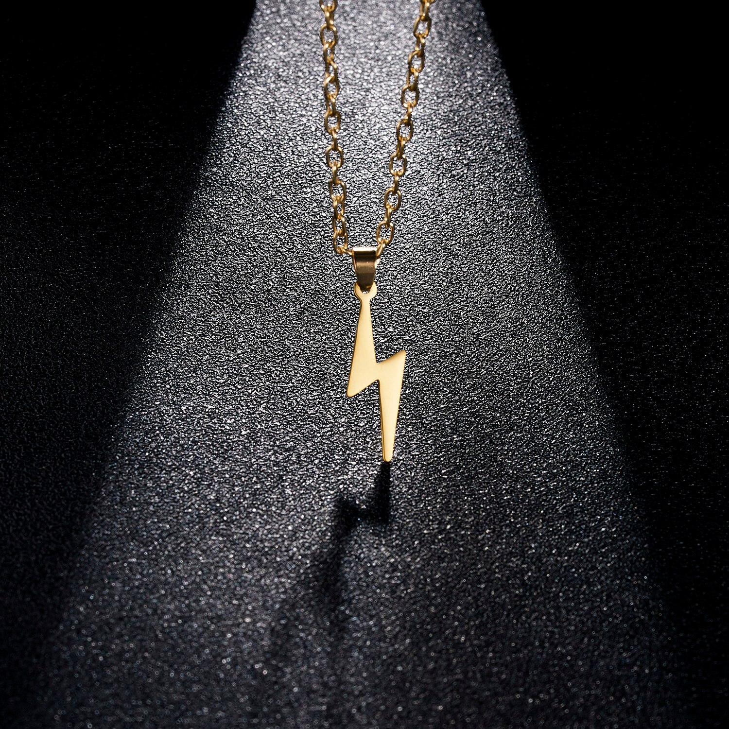 Mode Lightning Vorm Goud Zilver Kleur Hanger Ketting Voor Vrouwen Meisje Sieraden Rvs Verklaring Choker Ketting