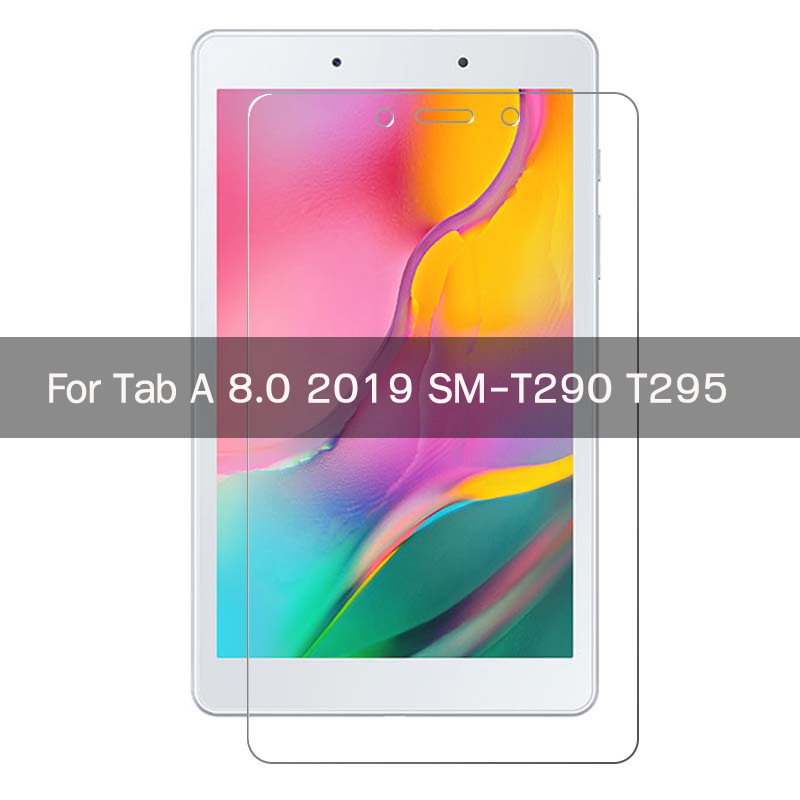 Protector de pantalla de vidrio templado para Samsung Galaxy Tab A 10,1 de T510 10,5 T590 T580 8,0 T290 P200 7,0 T285 9,7 T550: Tab A 8.0 2019 T290