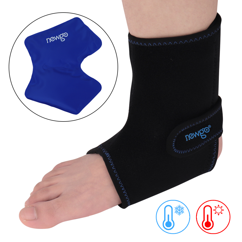 Foot Ankle Ice Pack Wrap Gel Ice Pack Flexible Cold Ankle Wrap for Achilles Injuries Plantar Fasciitis Swelling Sprains