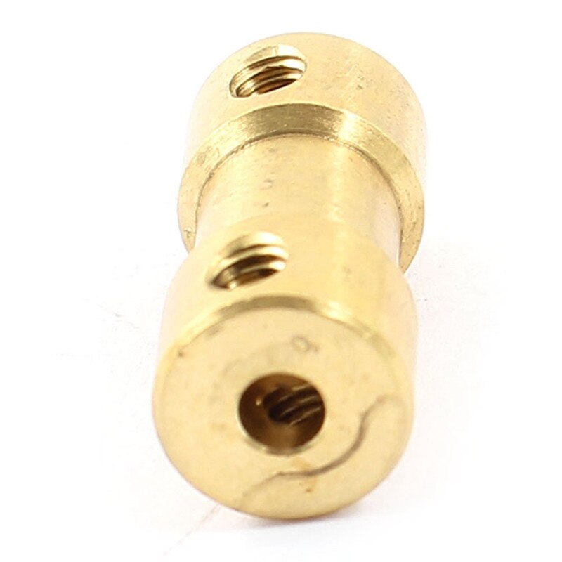 ! 3mm to 3mm Copper DIY Motor Shaft Coupling Joint Connector for Electric Car Toy