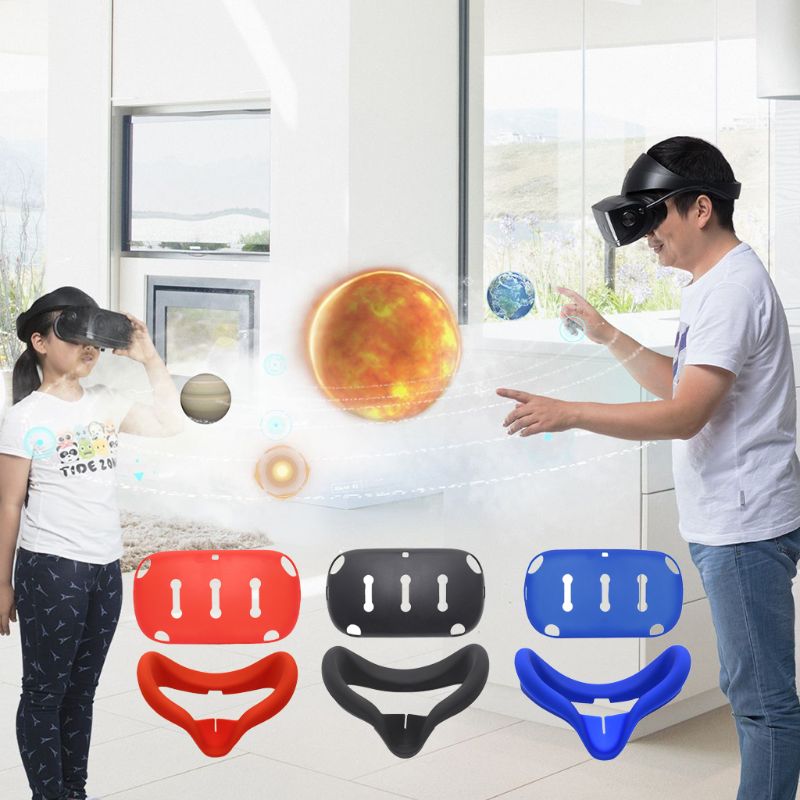 Front Protective Shell Sweatproof Skin Cap Silicone VR Face Pad Set for Oculus Quest Accessories Kit