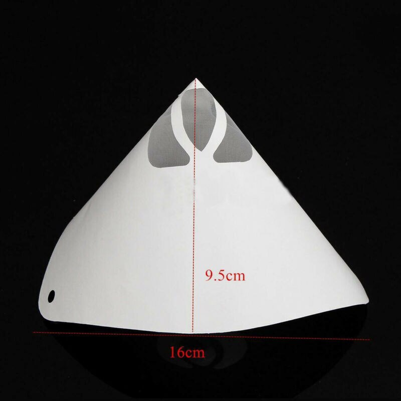 50pcs paper filter paint cone filter strainer cone filter disposable filter paper paint funnel