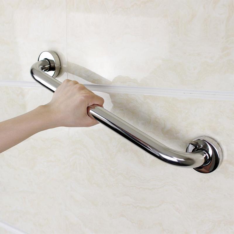 Stainless Steel Bathroom Bathtub Handrail Safety Grab Bar Bathroom Handle Armrest Anti Slip for Glass Door Bathroom Elder 30cm