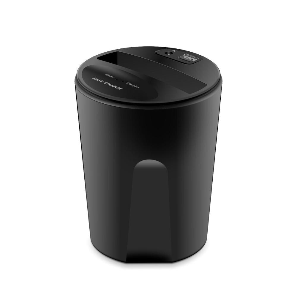 Ascromie pour iPhone X XS chargeur de voiture sans fil tasse Qi support de charge pour iPhone 8 Samsung Galaxy S9 S8 S7 chargeur à Induction: Default Title