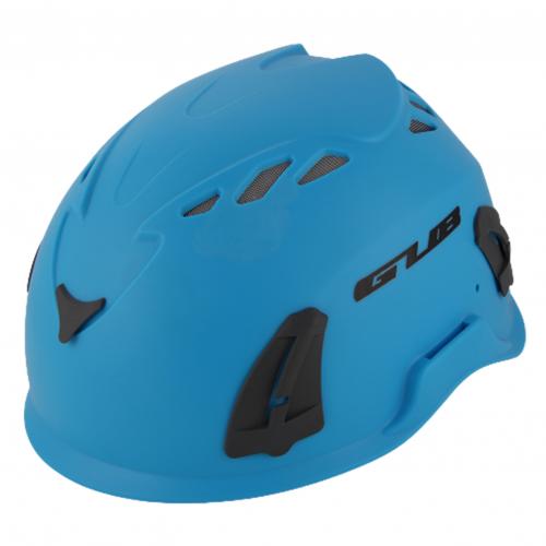 GUB outdoor rock climbing downhill helmet speleology mountain rescue equipment to expand safety helmet Caving Work Helmet: Blue