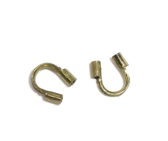 DoreenBeads proste miedziane ochraniacze drutu łukowe antyczny brązowy DIY zrobienie modny naszyjnik ocena biżuteria 5mm x 5mm,200 sztuk