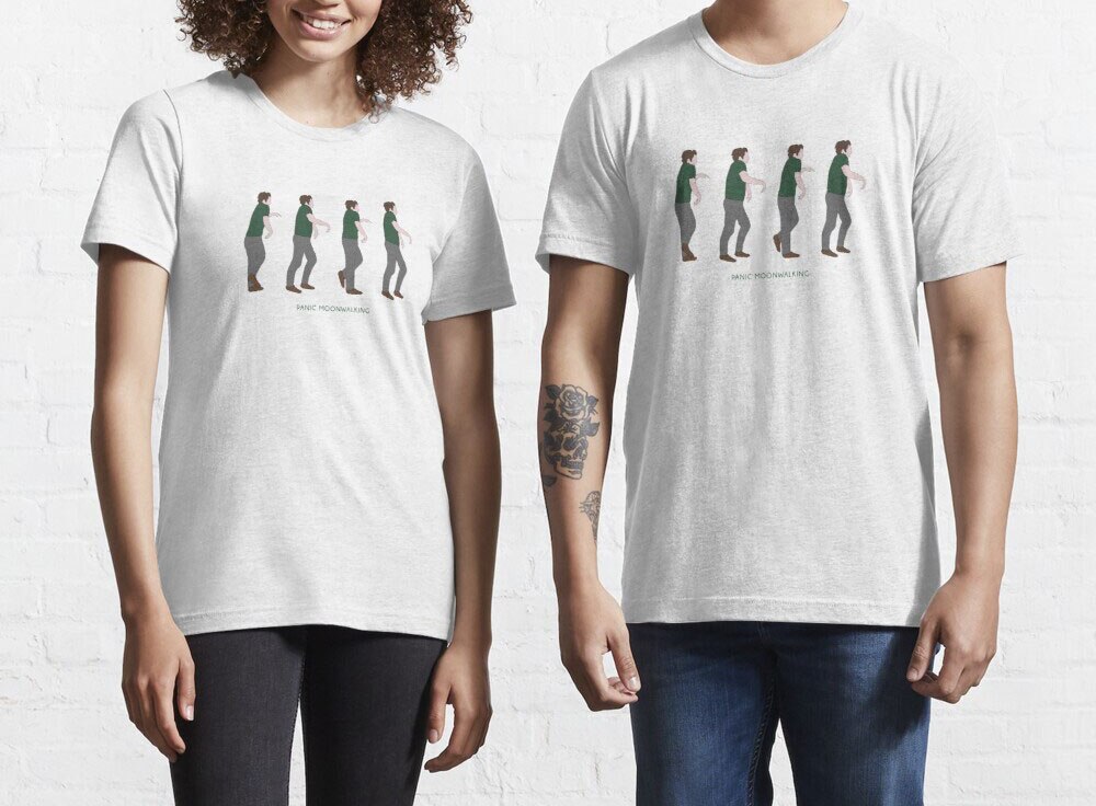 Girl Panic Moonwalking Tee Shirt Men's Summer T shirt 3D Printed Tshirts Short Sleeve Tshirt Men/women T-shirt