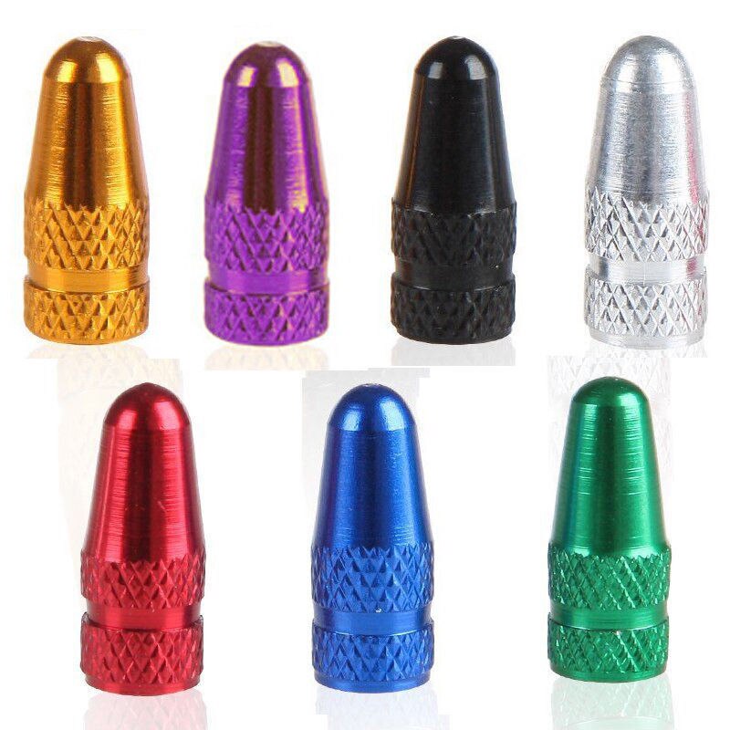4 pièces Vélo Presta Bouchon de Valve Haute Pression Spike Valve De Pneu Poussière Accessoires De Couverture
