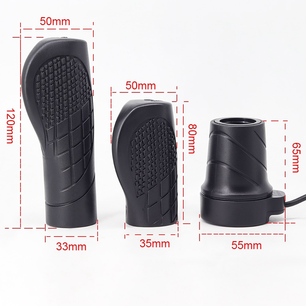 Ebike twist throttle for Bafang BBS02 BBSHD Mid Drive Motor with Waterproof Connector E Bike Half Twist Throttle or Full Twist