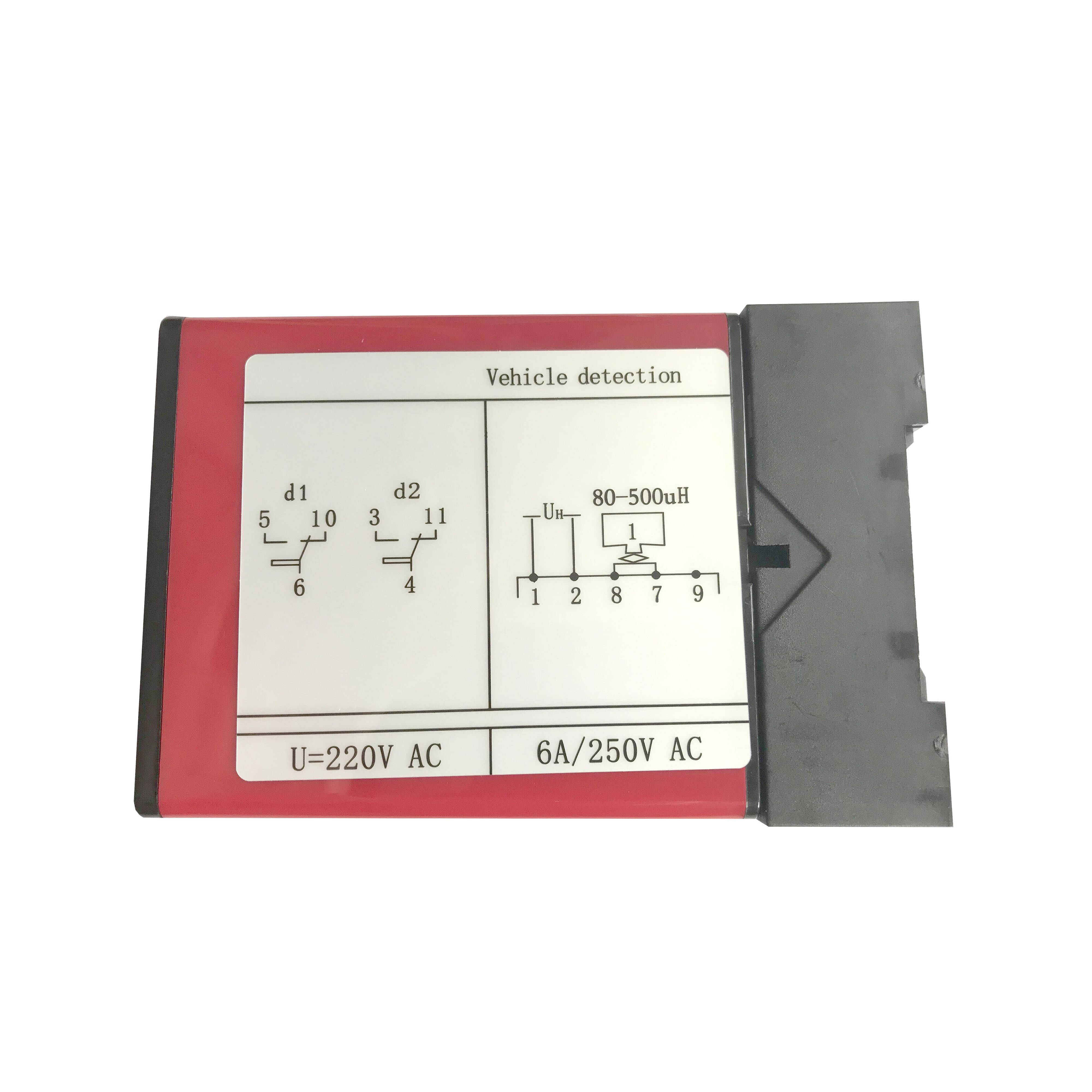 Détecteur de boucle de véhicule inductif, 220V, 1 canal, pour porte, dispositif de véhicule