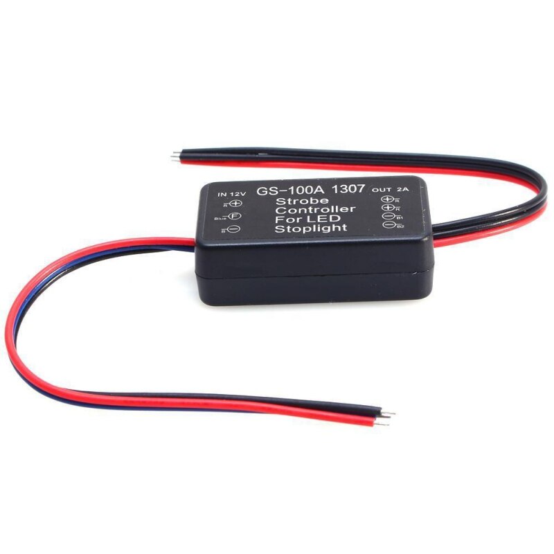 Kjøretøy bil gs -100a 1307 ledet bremsestopplys strobe blitsmodul kontroller ledet lyskontroller