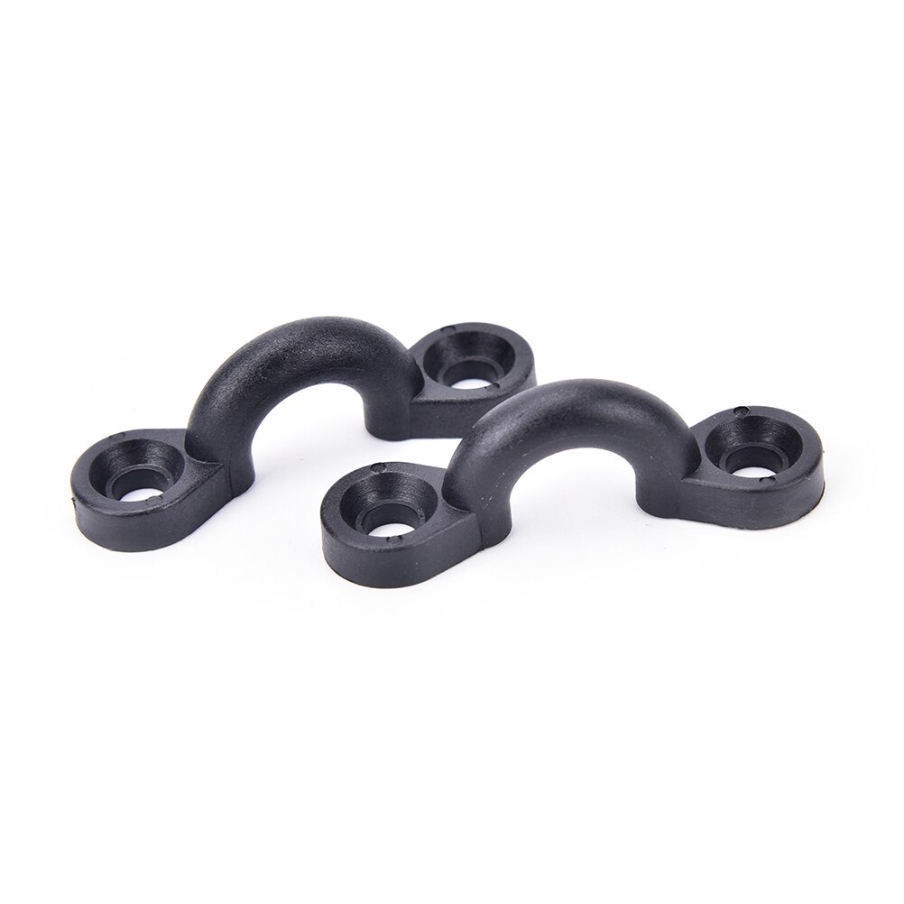 10pcs Nylon Bungee Deck Loops Tie Down Pad Eye for Boat Kayak Deck Rigging Kit replacement accessories run shock cord: Default Title