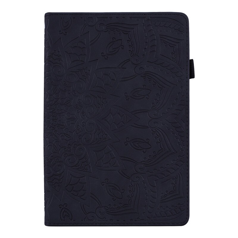 Coque 3D en cuir gaufré pour Xiaomi MiPad 4 Plus / Mi Pad 4 Plus, étui intelligent pour tablette: Black / For Mi Pad 4 8 inch