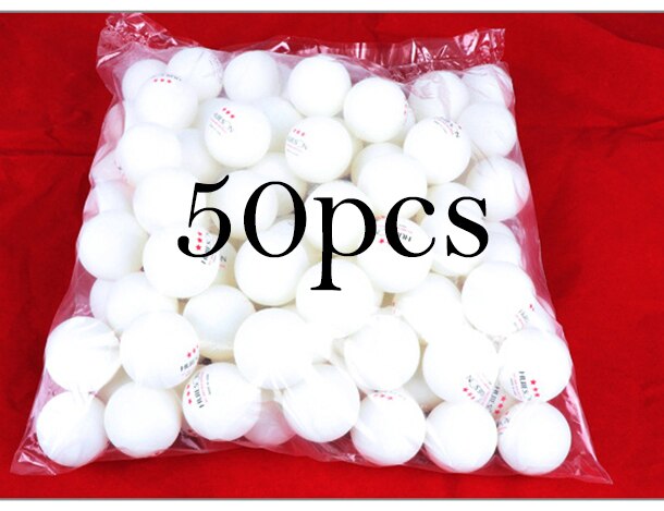 50/100pcs/pack 3-Star 40mm 2.8g Table Tennis Ping pong Ball White Orange Amateur Advanced Training competition Ball: white 50 pieces