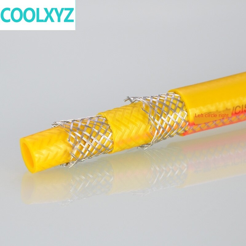 Explosion-proof steel wire gas pipe natural gas liquefied gas gas pipe household water heater stove rubber hose