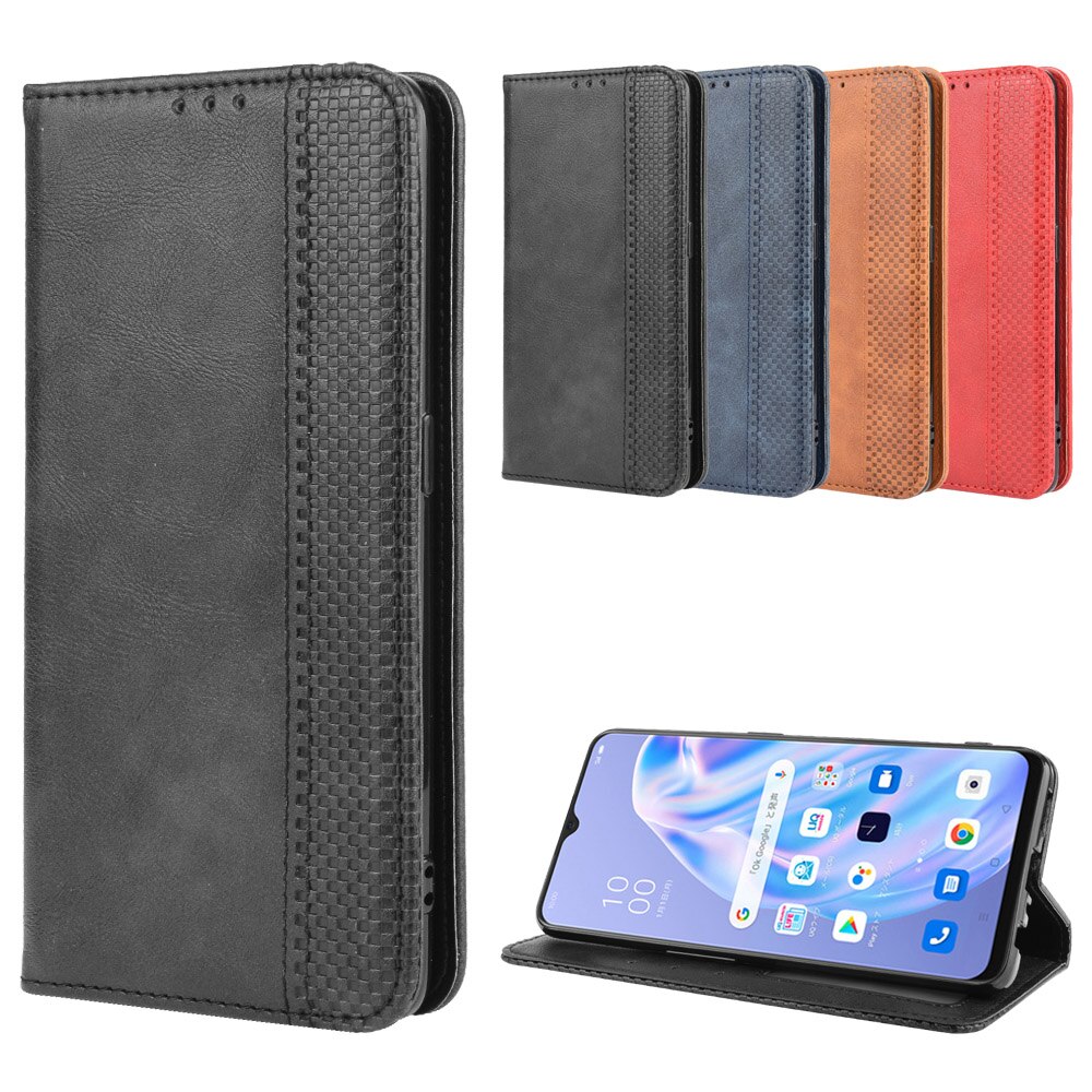 Oppo Reno3A Japanse Versie Case Wallet Flip Stijl Imprint Skin Leather Telefoon Cover Voor Oppo Oppo Reno 3A 3 Een met Fotolijst