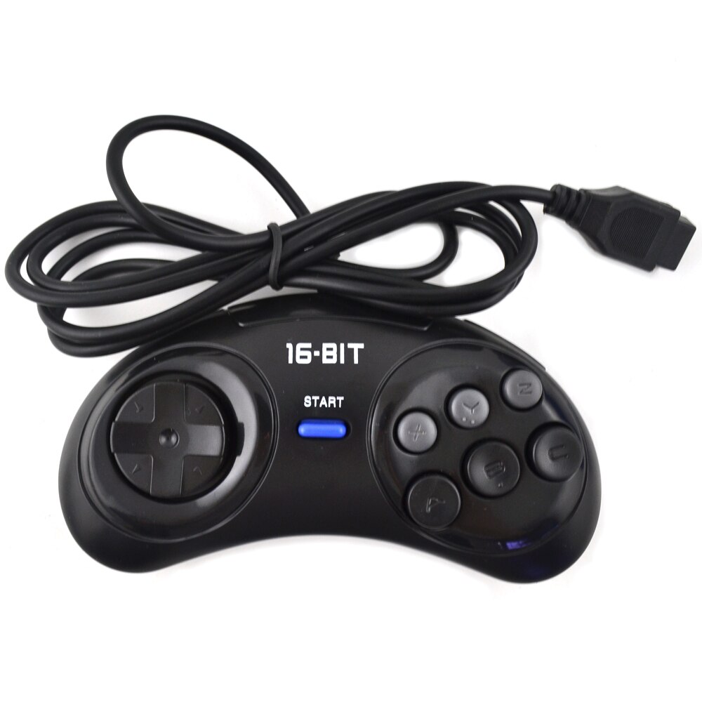 1/2 Pcs Game Controller Voor Sega Genesis 16 Bit Handvat Controller 6 Knop Gamepad Voor Sega md Game Accessoriese