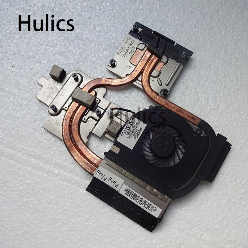Hulics Original for HP DV6 DV7 DV6-7000 DV7-7000 cooling heatsink with fan 682061-001